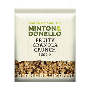 Minton & Donello - Fruity Granola Crunch, 500g | Pack of 6