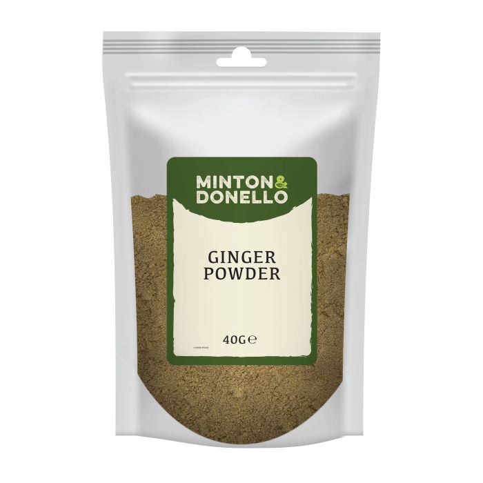 Minton & Donello - Ginger Powder, 40g  Pack of 10