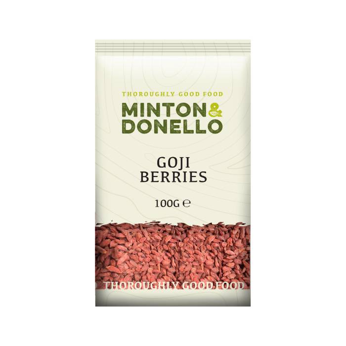 Minton & Donello - Goji Berries, 100g  Pack of 6