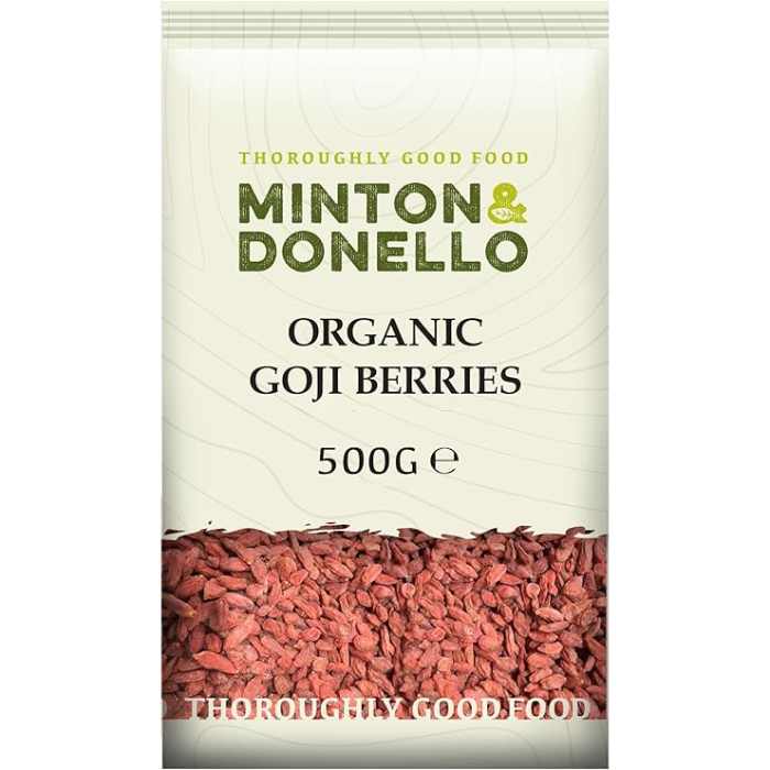 Minton & Donello - Goji Berries, 500g  Pack of 6
