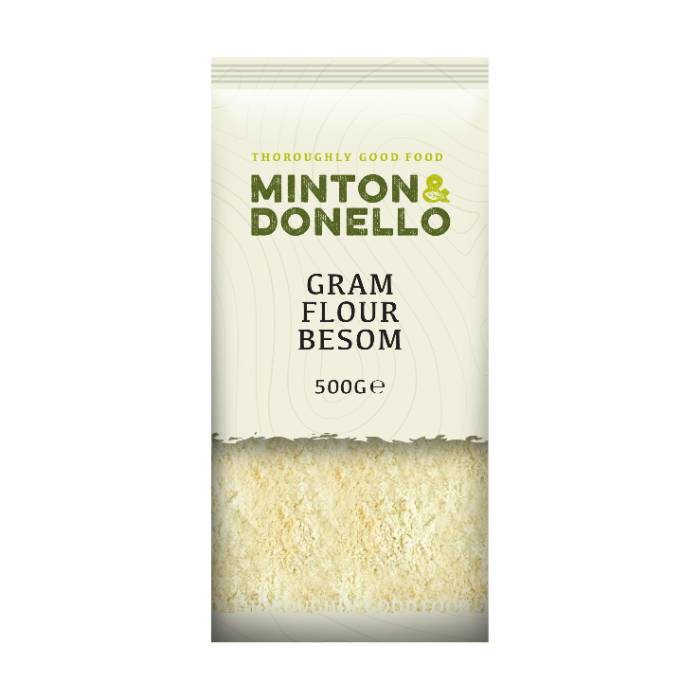 Minton & Donello - Gram Flour Besom, 500g  Pack of 6