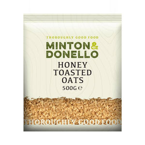 Minton & Donello - Honey Toasted Oats, 500g | Pack of 6