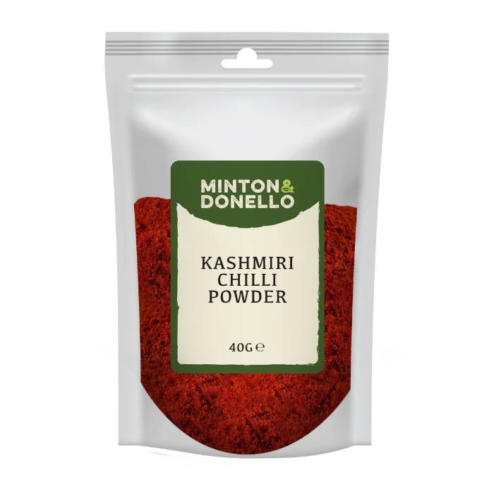 Minton & Donello - Kashmiri Chilli Powder, 40g  Pack of 10