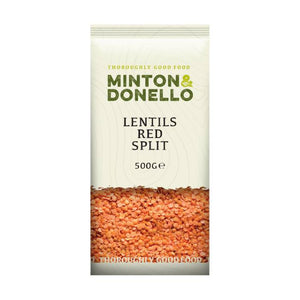 Minton & Donello - Lentils Red Split | Pack of 6 | Multiple Sizes