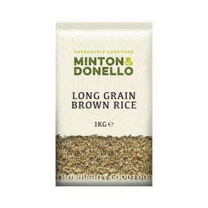 Minton & Donello - Long Grain Brown Rice, 1000g | Pack of 6