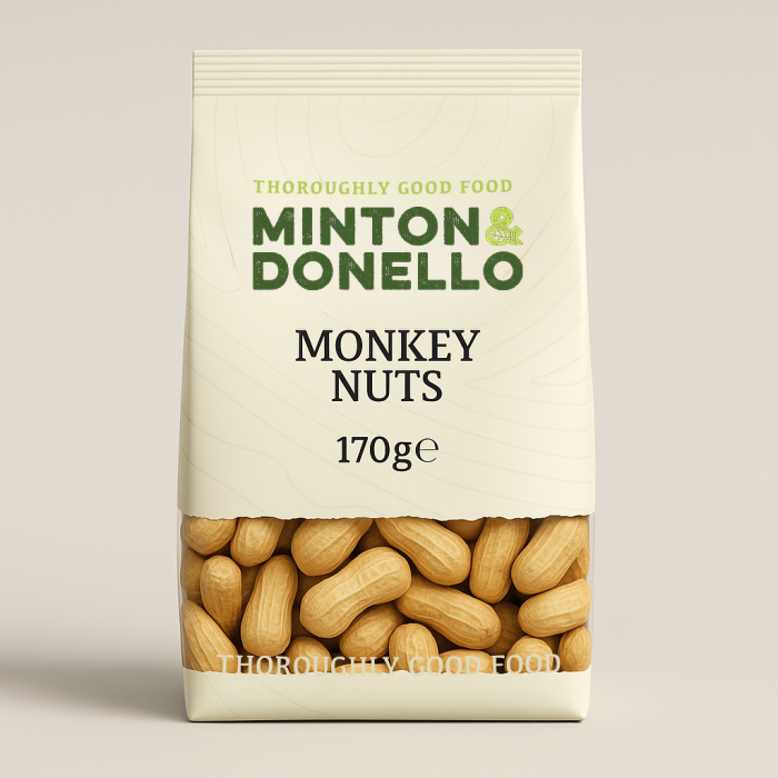 Minton & Donello - Monkey Nuts, 170g | Pack of 6