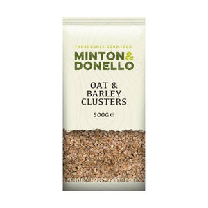 Minton & Donello - Oat & Barley Clusters, 500g | Pack of 6