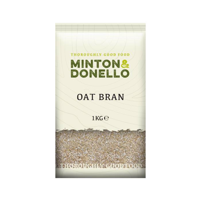 Minton & Donello - Oatbran, 1000g  Pack of 6