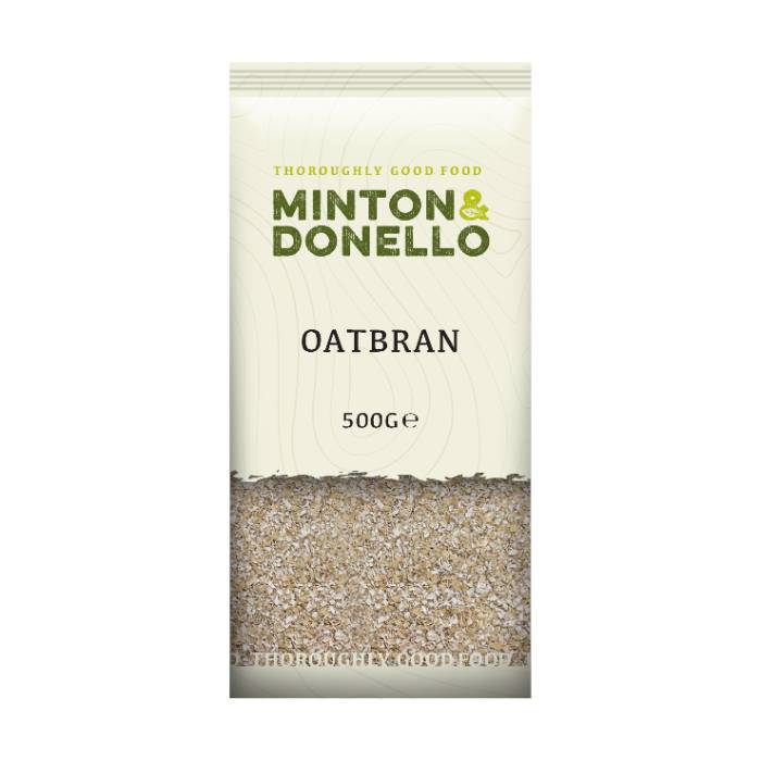 Minton & Donello - Oatbran, 500g  Pack of 6