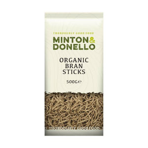 Minton & Donello - Organic Bran Sticks, 500g | Pack of 6