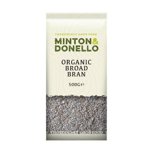 Minton & Donello - Organic Broad Bran, 500g | Pack of 6