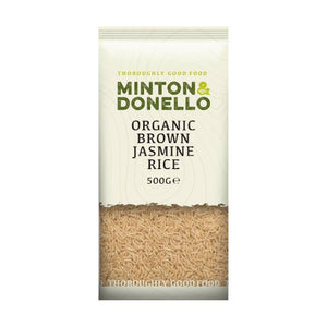 Minton & Donello - Organic Brown Basmati Rice, 500g | Pack of 6