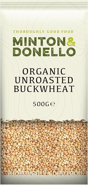 Minton & Donello - Organic Buckwheat Hulled Unroasted, 1000g - Pack of 6