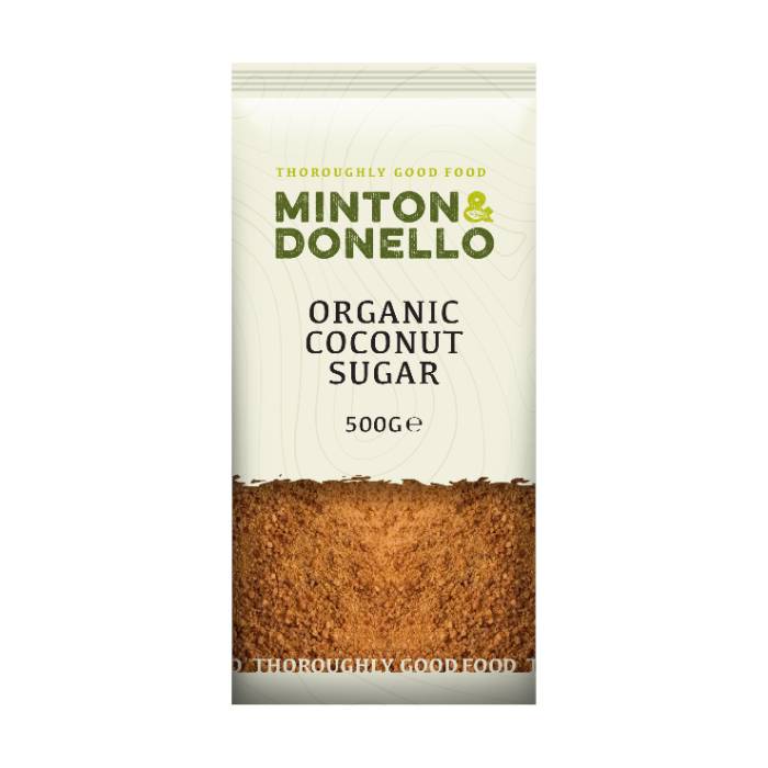 Minton & Donello - Organic Coconut sugar, 500g  Pack of 6