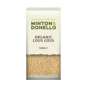 Minton & Donello - Organic Cous Cous, 500g | Pack of 6