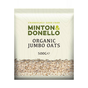 Minton & Donello - Organic Jumbo Oats | Pack of 6 | Multiple Sizes