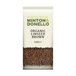 Minton & Donello - Organic Linseed Brown | Pack of 6 | Multiple Sizes