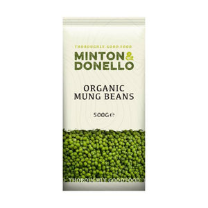 Minton & Donello - Organic Mung Beans, 500g | Pack of 6