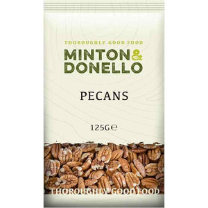 Minton & Donello - Organic Pecan Halves, 125g | Pack of 6