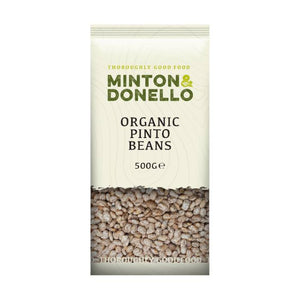 Minton & Donello - Organic Pinto Beans, 500g | Pack of 6