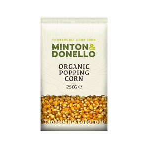 Minton & Donello - Organic Popcorn, 500g | Pack of 6