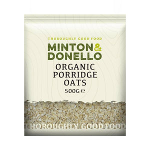 Minton & Donello - Organic Porridge Oats | Pack of 6 | Multiple Sizes