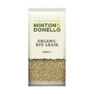 Minton & Donello - Organic Rye Grain, 500g | Pack of 6