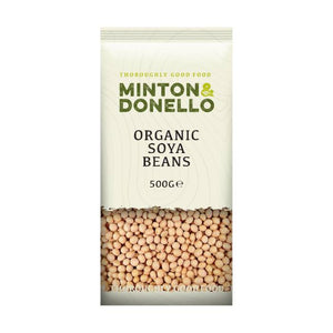 Minton & Donello - Organic Soya Beans, 500g | Pack of 6