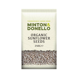 Minton & Donello - Organic Sunflower Seeds | Pack of 6 | Multiple Sizes