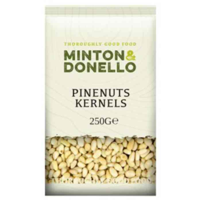 Minton & Donello - Pinenuts Kernels, 250g  Pack of 6