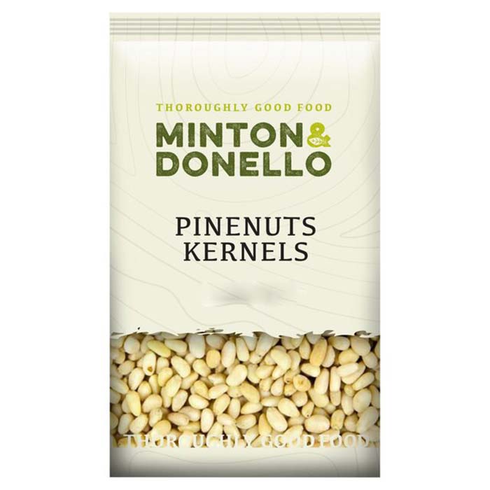Minton & Donello - Pinenuts Kernels, 75g  Pack of 6