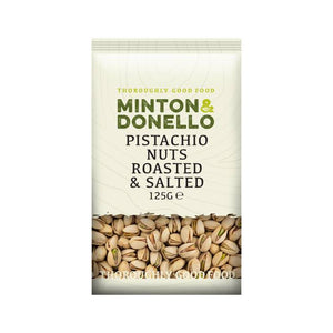 Minton & Donello - Pistachio Nuts Roasted & Salted | Pack of 6 | Multiple Sizes