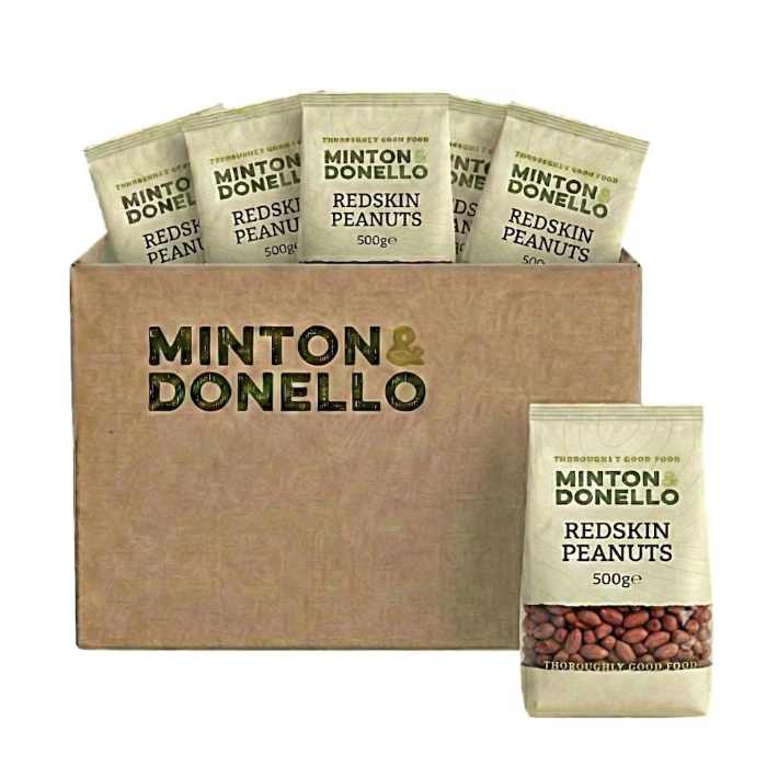 Minton & Donello - Redskin Peanuts, 1000g  Pack of 6