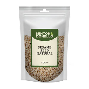 Minton & Donello - Sesame Seed Natural, 50g | Pack of 10