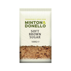 Minton & Donello - Soft Brown Sugar, 500g | Pack of 6