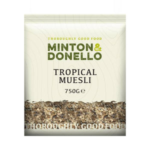 Minton & Donello - Tropical Muesli, 750g | Pack of 6