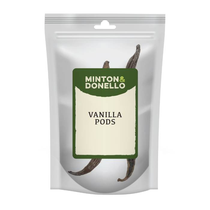 Minton & Donello - Vanilla Pods, 2pc  Pack of 10