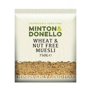 Minton & Donello - Wheat & Nut Free Muesli, 750g | Pack of 6