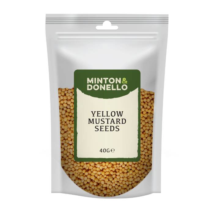 Minton & Donello - Yellow Mustard Seed, 40g  Pack of 10