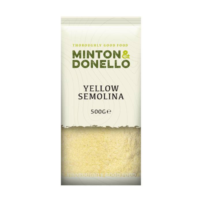 Minton & Donello - Yellow Semolina, 500g  Pack of 6