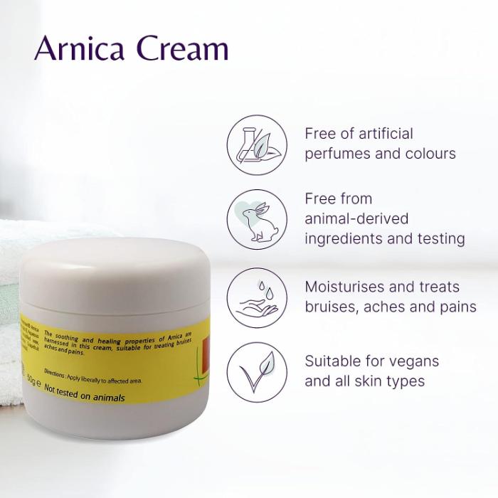 Mistrys - Arnica Cream, 50g - back