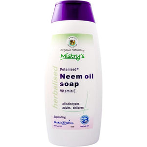 Mistrys - Neem Oil with Vitamin E Soap, 200ml