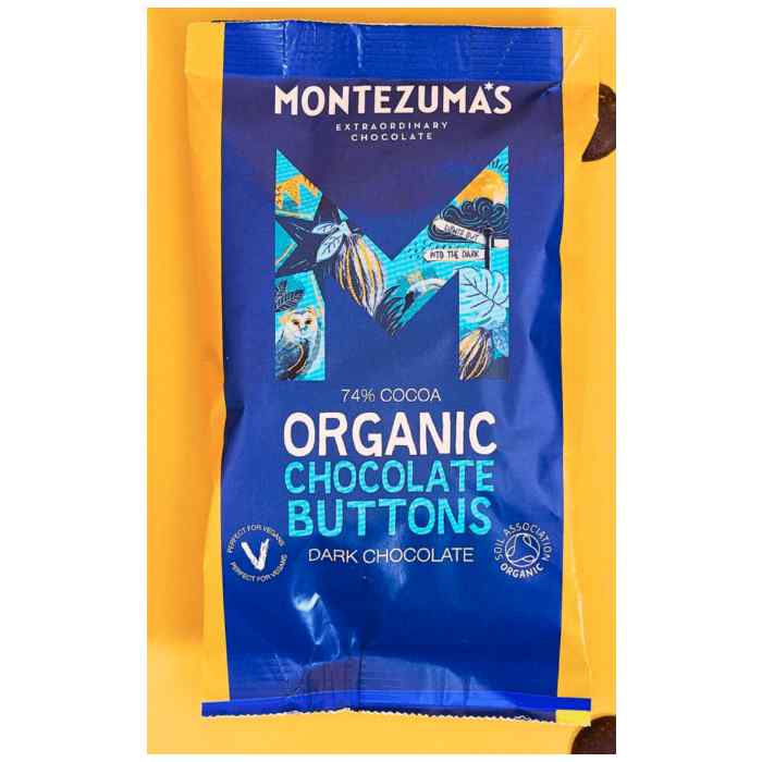Montezuma - Organic Dark Buttons Bag Dark 74%, 120g