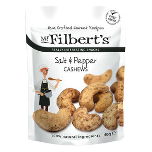 Mr. Filberts - Salt & Pepper Cashews, 40g | Pack of 20