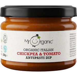 Mr Organic - Chickpea and Tomato Antipasti Dip, 230g