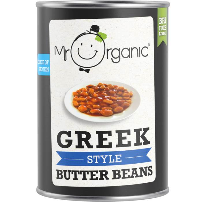 Mr Organic - Greek Style Butter Beans, 400g