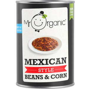 Mr Organic - Mexican Style Beans and Corn, 400g