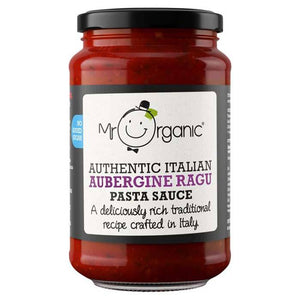 Mr Organic - No Added Sugar Aubergine Ragu Pasta Sauce, 350g