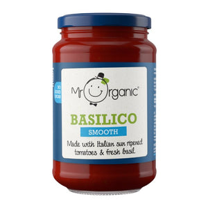 Mr Organic - Smooth Pasta Sauce, 350g | Pack of 6 | Multiple Flavours