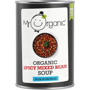 Mr Organic - Spicy Mixed Bean Soup, 400g | Pack of 6